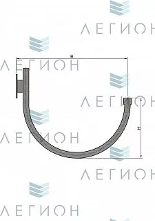 К41-0,3-0,6-12-5 кронштейн однорожковый